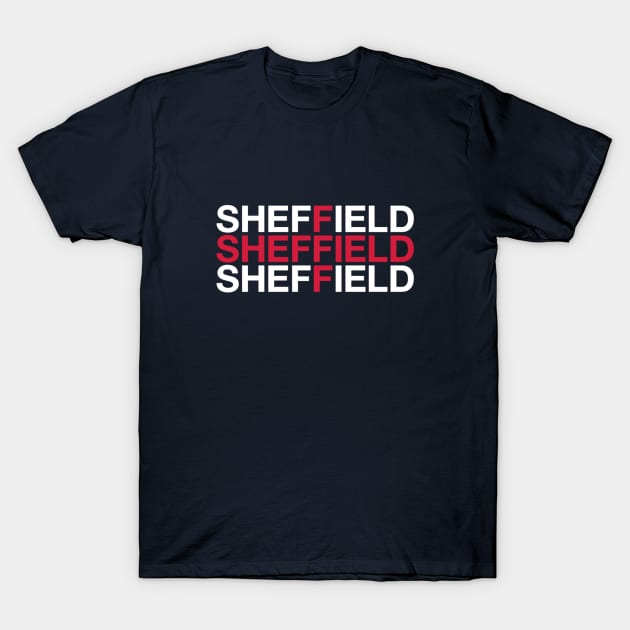 SHEFFIELD Union Jack Flag T-Shirt by eyesblau